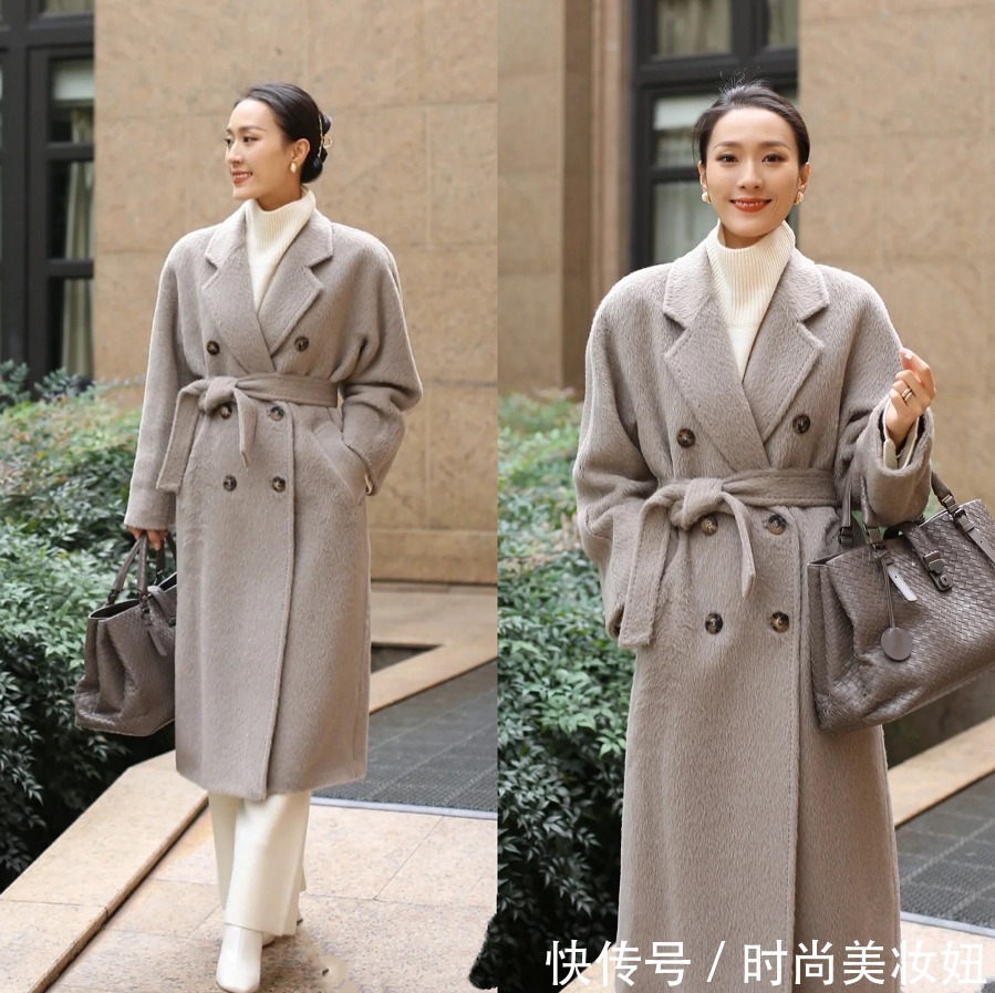 大衣|论大衣“显贵”穿搭,就服这位40岁素人博主,高级实用又提升气质