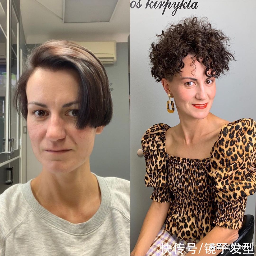 发型 发型这样换,效果就是不一样,美到就像变个人