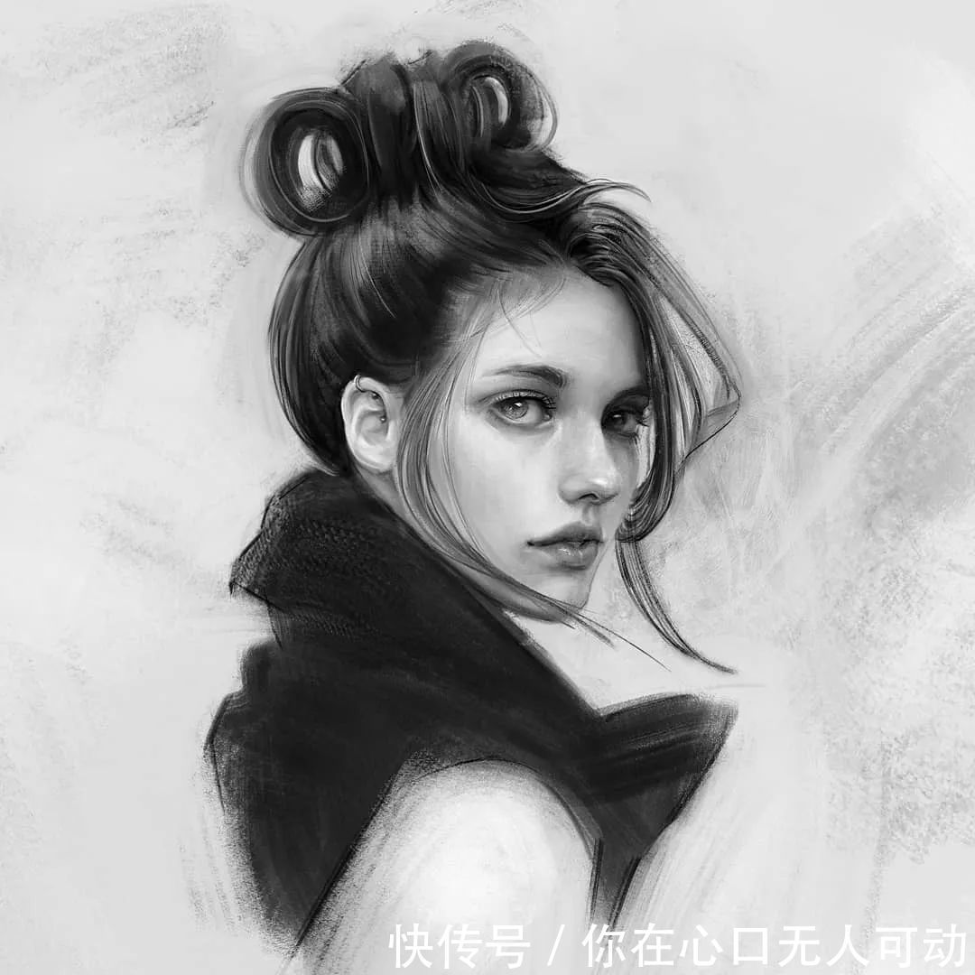 mandy!这三位艺术家的画中女子,楚楚动人,美若天仙