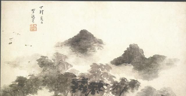 水墨画|李流芳水墨画欣赏，估价高达200万，领悟了师傅董其昌的真本事