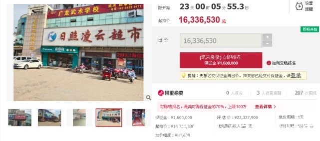 资产|起拍价1600多万！日照又一公司资产被拍卖！