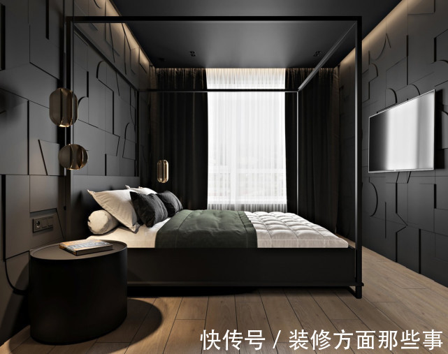 白亮光|120平现代风米三居室,一步一景,细微之处见极