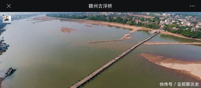 小船|国内现存的古浮桥不多,江西赣州就有一座,由100多条小船组成