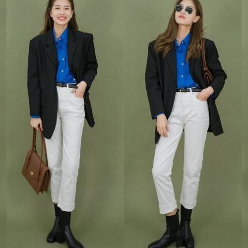 长裤|今秋流行穿“九分裤+短靴”，利落显高有气质，小个子也能驾驭