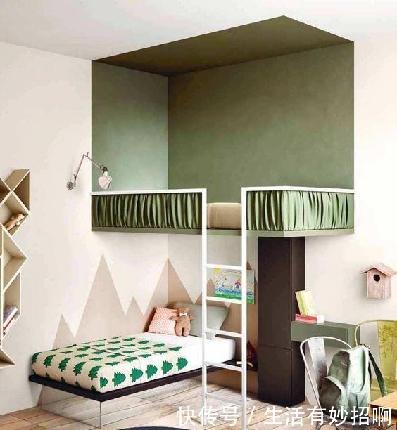 王伟忠|一儿一女只有一间儿童房怎么住简单！中间装个隐形门，互不打扰！