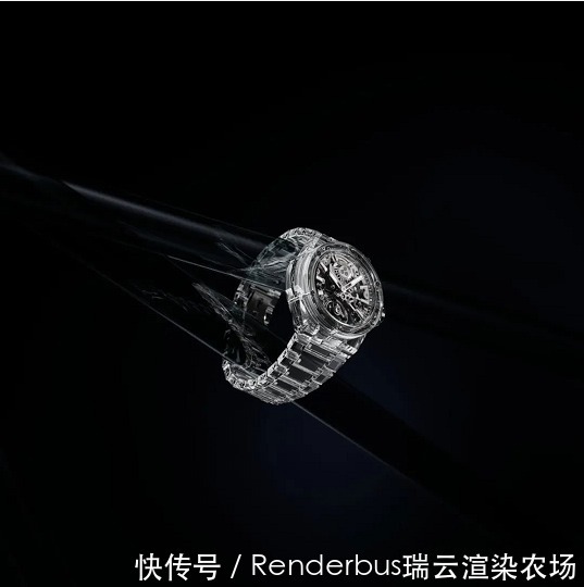 艺术家 这C4D玩得太6了!灵动诠释宇舶表限量版陀飞轮全蓝宝石腕表的冰肌玉骨