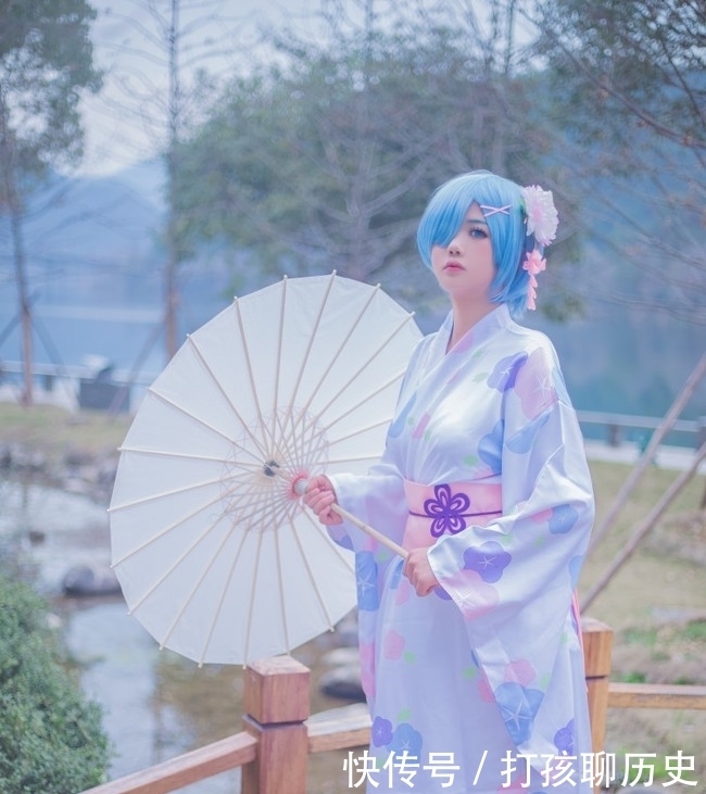 蕾姆|如果真爱有颜色,那么一定是蓝色!——蕾姆 浴衣cosplay