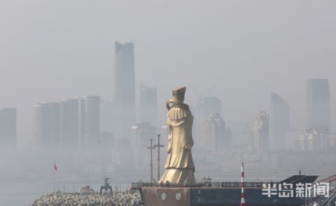 老年|雾入仙境!青岛现平流雾美景