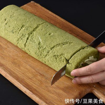 #安佳万圣烘焙奇妙夜# 高颜抹茶卷