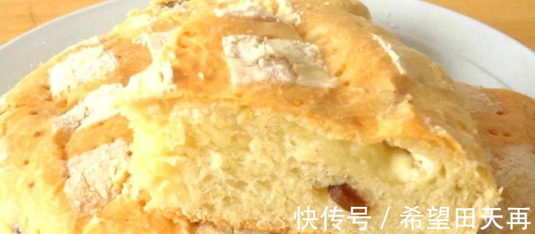 没有厨师机,没有高筋面粉,如何做出松软的面包!