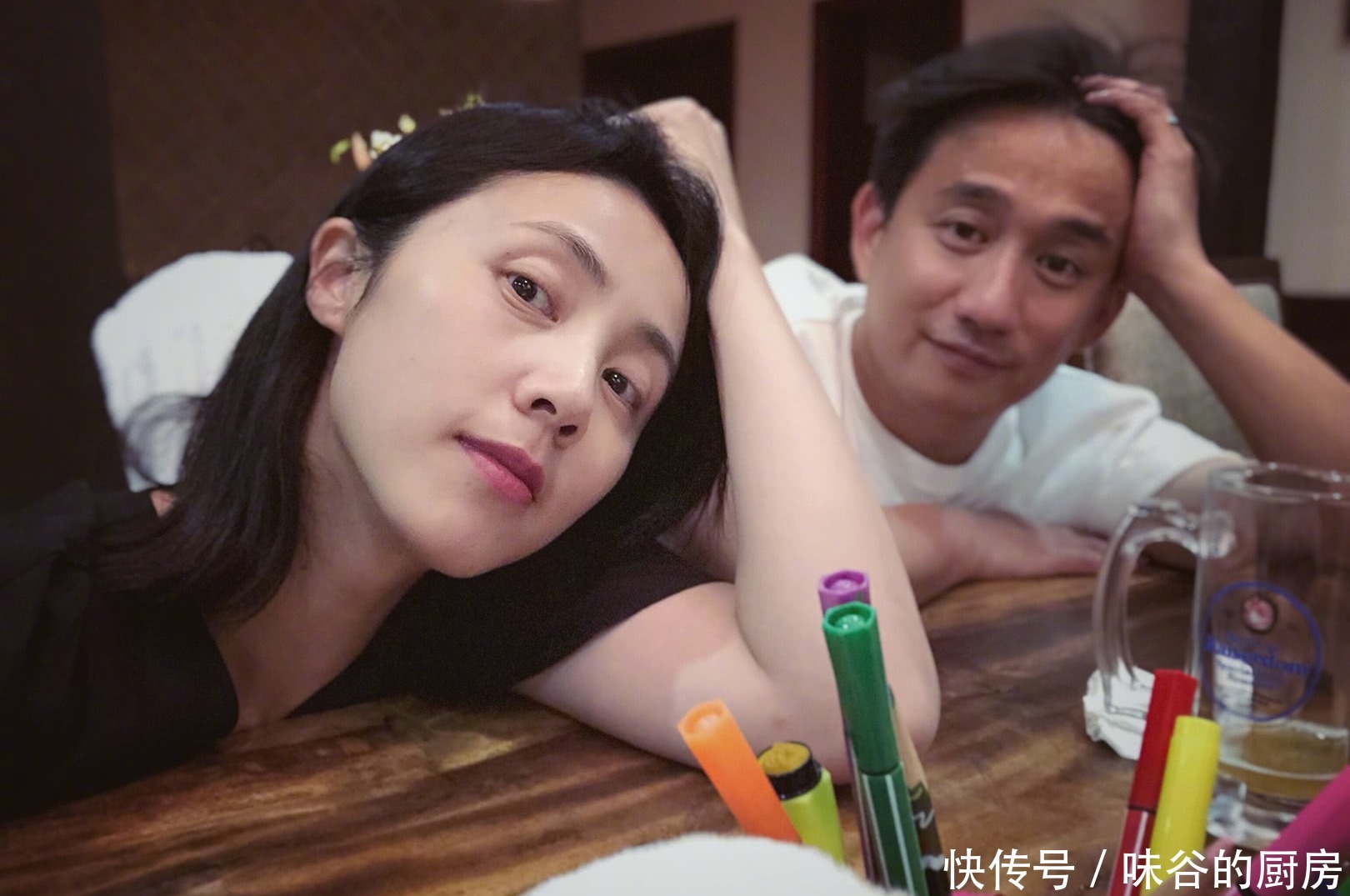 孙莉晒黄磊做的面食,光配料就20多盘,网友:吃出满汉全席的感觉