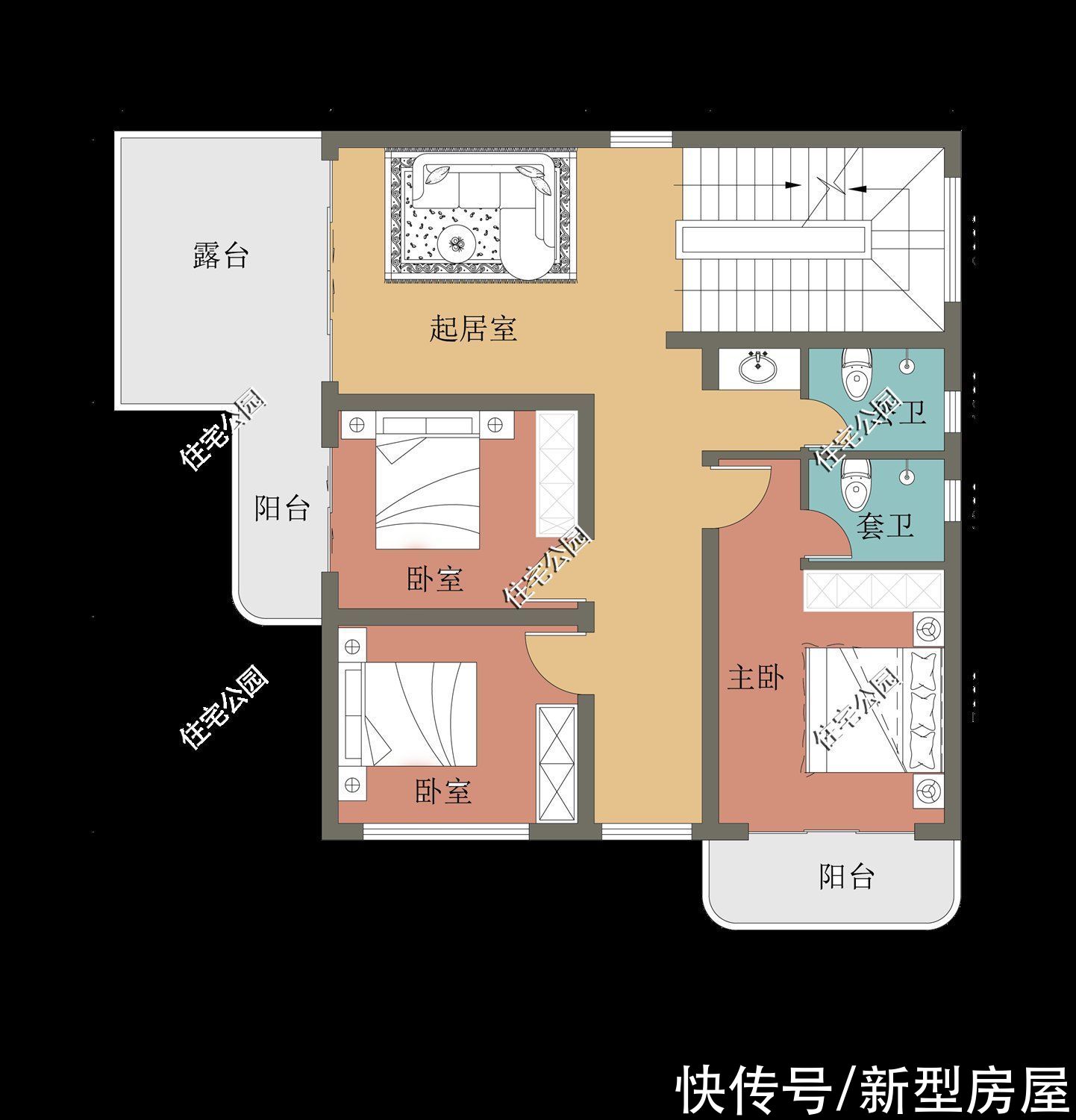 建筑|还在因宅基地小而烦恼？来看看这十套图纸，小天地也有大精彩