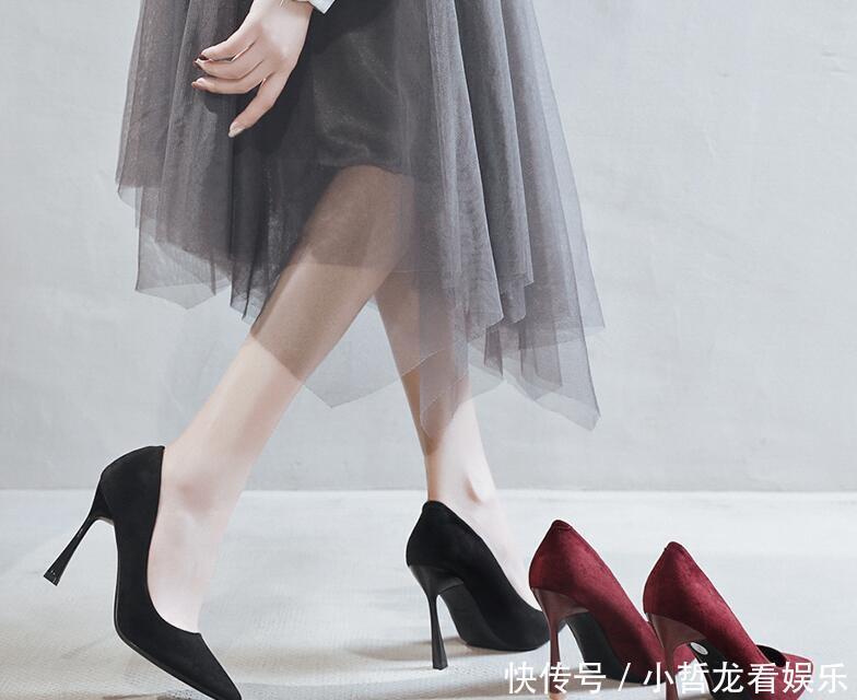 怪不得老婆不穿皮鞋了,当下正流行的高跟鞋,显高还有气质