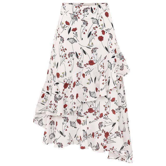 韩版|不规则半身裙,个性与妩媚的碰撞