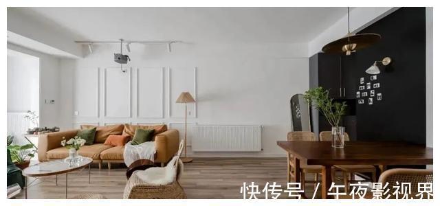 客厅|85㎡复古两居室，文艺气息浓厚，放眼望去家里全是美景！