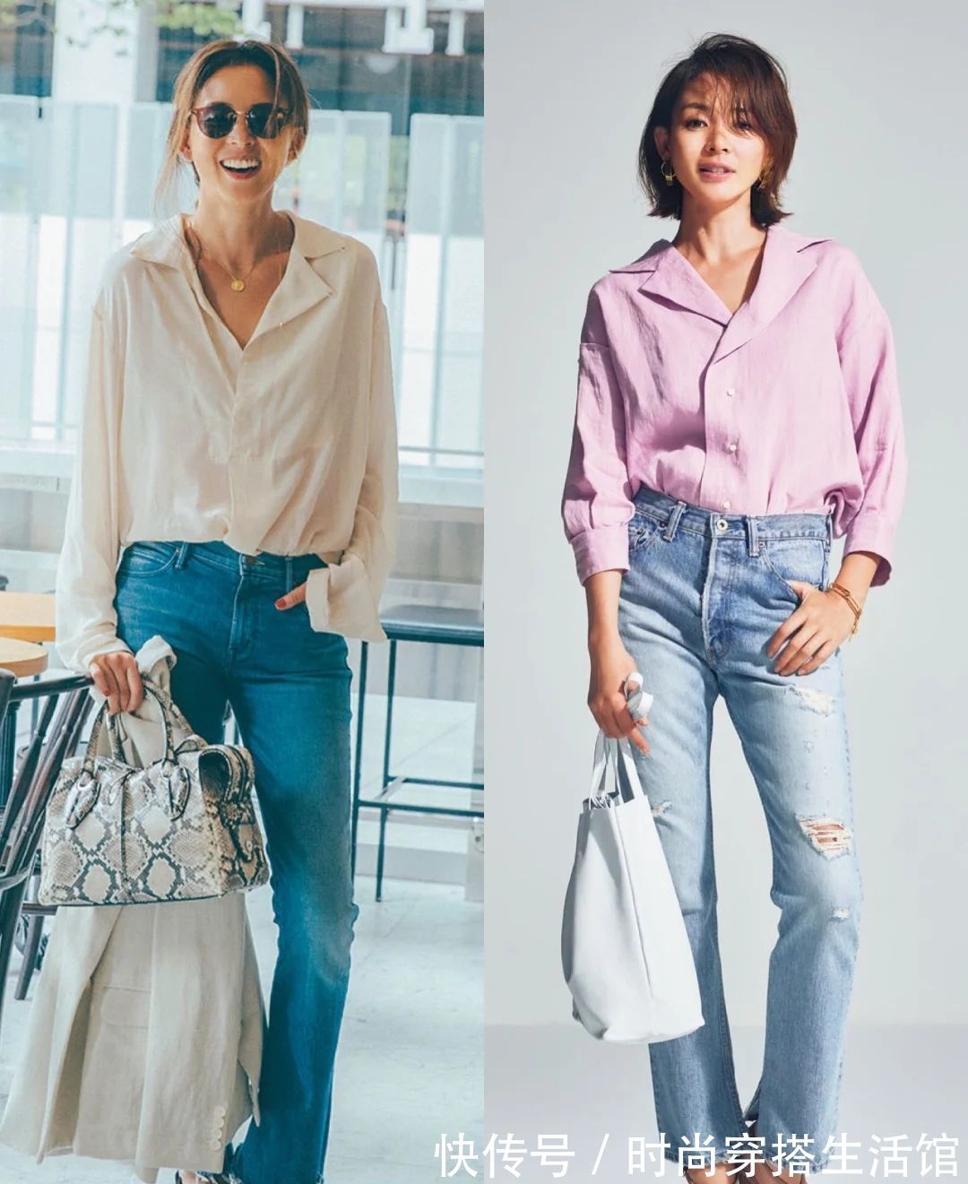 腰臀|初秋了40岁女人怎么穿？这3个思路和2种搭配示范，简约大方又高级