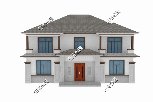 建筑|15×12米二层小别墅,造型美观布局实用,自家盖房选这套准没错