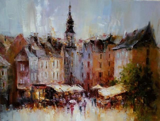 艺术学院!奔放的心:俄罗斯女画家安捷利卡超凡脱俗、别具一格的油画作品