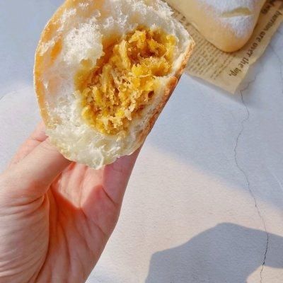 肉松|咸蛋黄肉松软欧（6个）这样吃，全家都喜欢