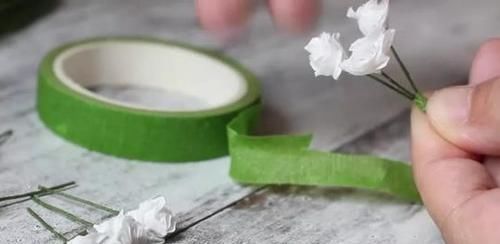 想到|谁能想到这么浪漫的满天星,竟是卫生纸揉的假花,附教程