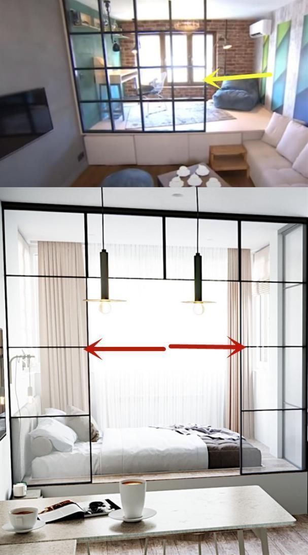 通风换气|榻榻米床改良一下,上方装玻璃隔断做分隔,多间独立卧室通堂透亮