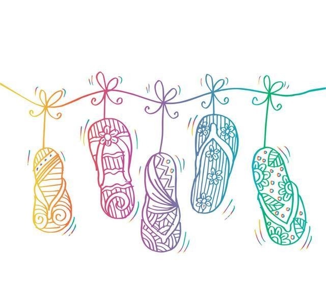 单色系 疯狂人字拖,小玩物大创意!疯狂人字拖,小玩物大创意!