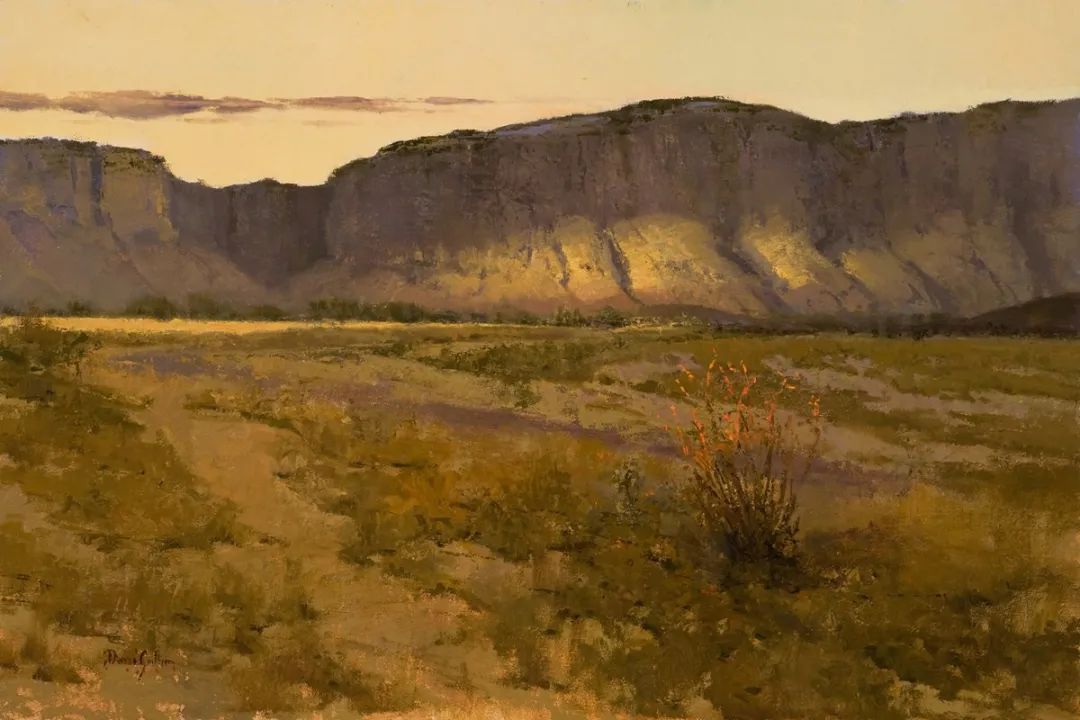 德克萨斯州#大卫·格里芬的风景油画高清图,放大看,更迷人