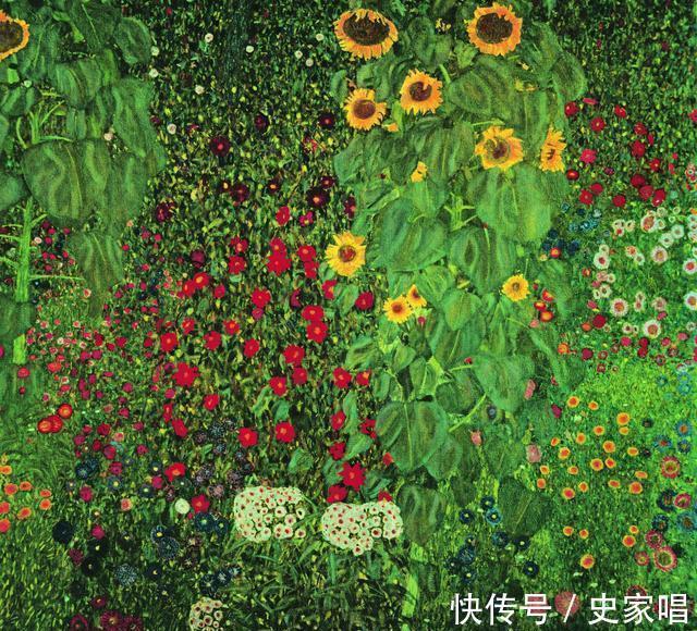 意大利花园&克里姆特的艺术人生:他的绘画强调浓重神圣的金黄色及强烈的感情