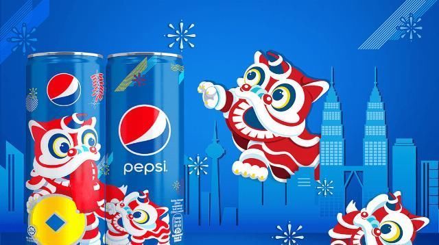 联名|百事可乐联名人民日报包装设计开启“热爱”模式