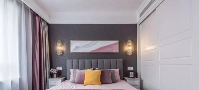 收纳|120平轻奢风三居,充满活力和温馨的婚房设计