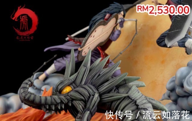 逼真|火影4000的手办,斑与柱间的终结之战,九尾与木龙形象逼真