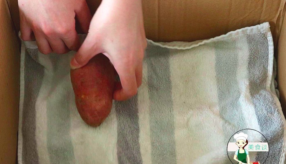 毛巾|保存红薯时,直接放地上就错了,教你3个土方法,放一年都很新鲜