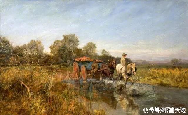 英国画家克莱顿·亚当斯风景油画作品欣赏