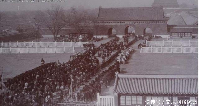 高调|慈禧光绪回京老照片，高调热烈庆祝，与当初仓皇出逃形成鲜明对比