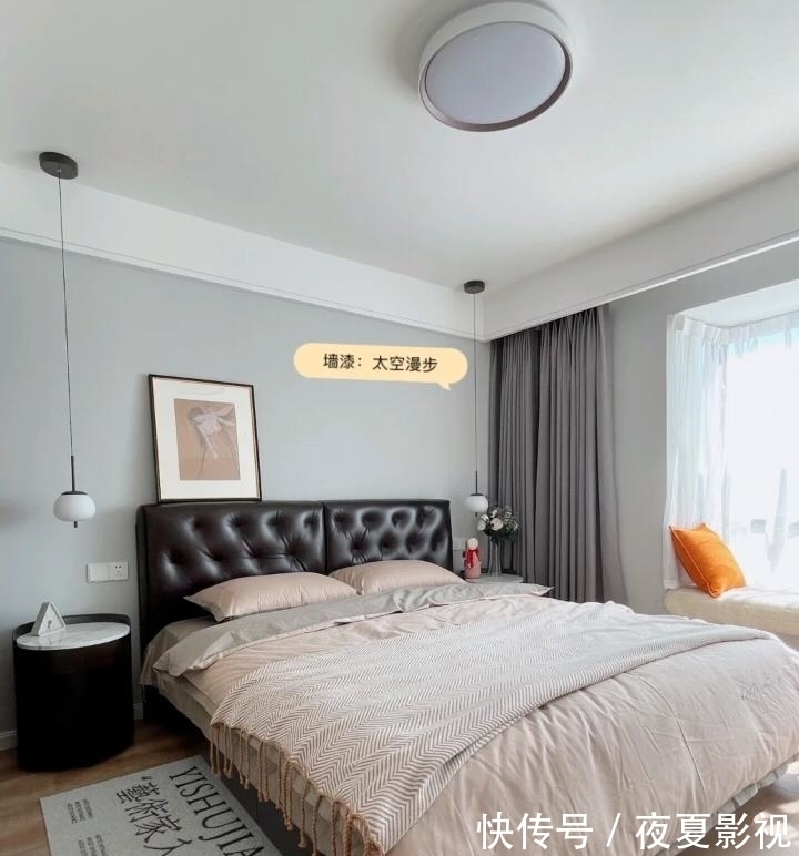 舒适|年轻小夫妻83㎡新家,典型的一体化设计,越简单,越舒适