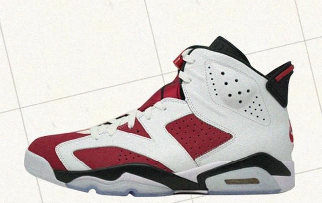  日期|Air Jordan 6 Retro Carmine上架日期公布！原版30周年庆生回归