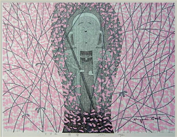 近代@日本近代版画大师斋藤清人物系列版画作品