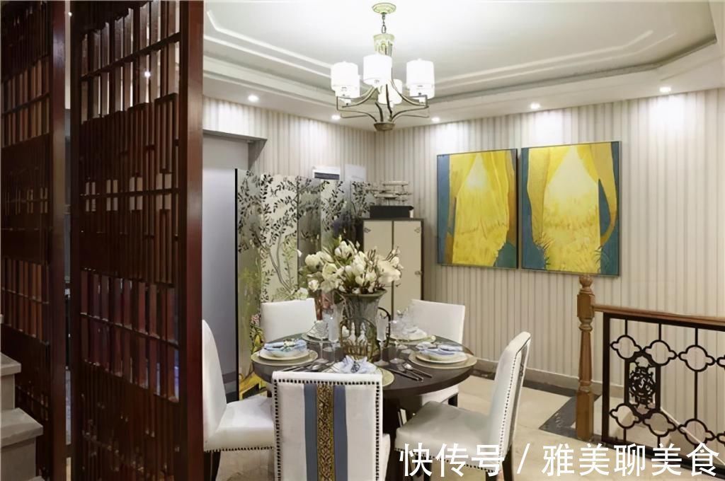 复式建筑|中西合璧，240㎡中式的复式建筑装修，传统美！