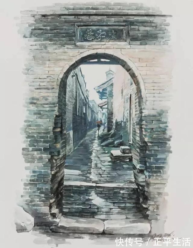 旅美$旅美水彩艺术家李民笔下的中国风景画!他用艺术诠释“家”的味道