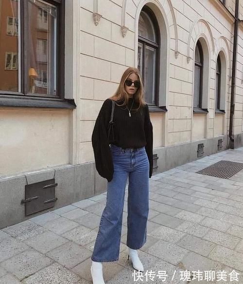 西装裤|深秋是时候穿毛衣了,送你3个搭配技巧,优雅温柔又时髦