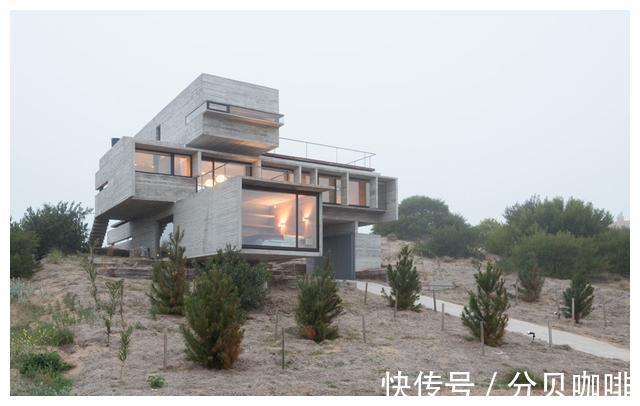 水泥色|毛坯房别墅设计，看这外观就被迷住了！省去装修就能入住了