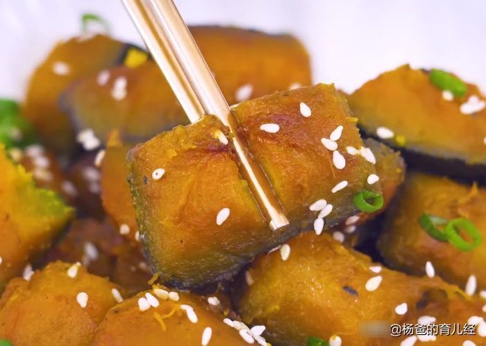 南瓜|干烧南瓜的好吃做法，软糯鲜香，美味营养，解馋的育儿家常菜