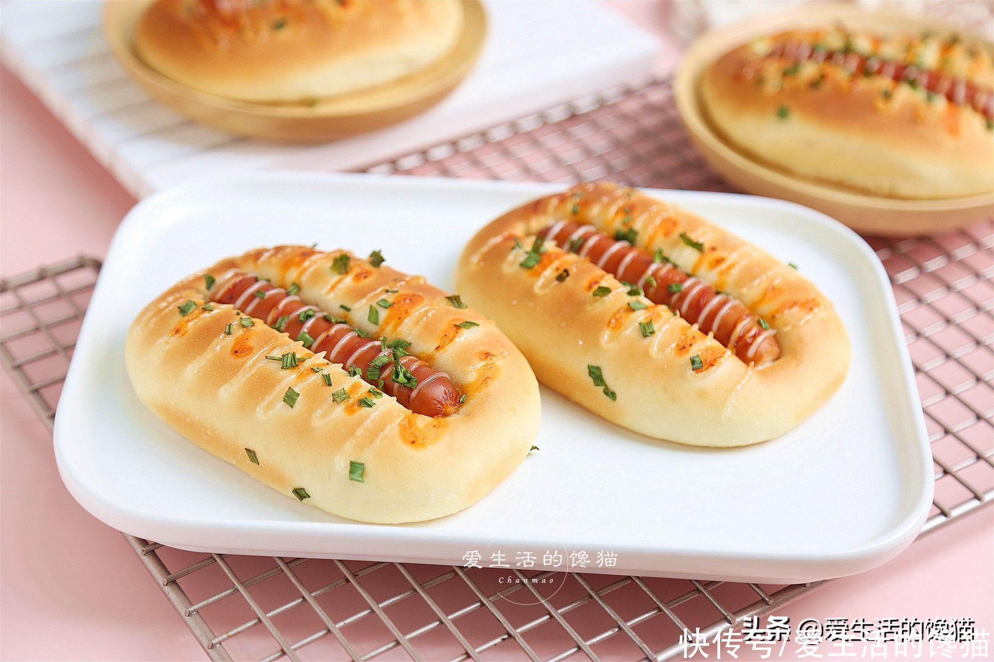 热狗面包的懒人做法 用料足 省时省力 香甜柔软 小白也零失败 全网搜