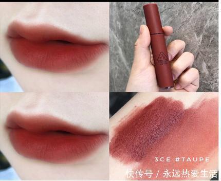 3CE热门口红分享,个个显白有气质,还有它气场十足