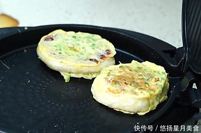 一顿饭|快速早餐饼的做法,15分钟搞定一顿饭,营养美味,比油条包子好吃