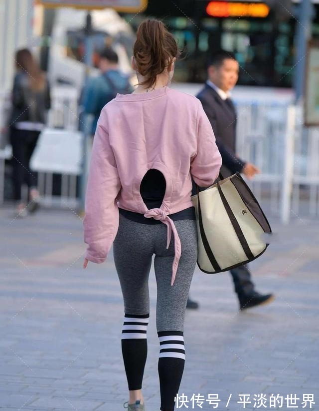 格子 穿上真丝瑜伽裤，让你放松心情，遮肉显瘦！