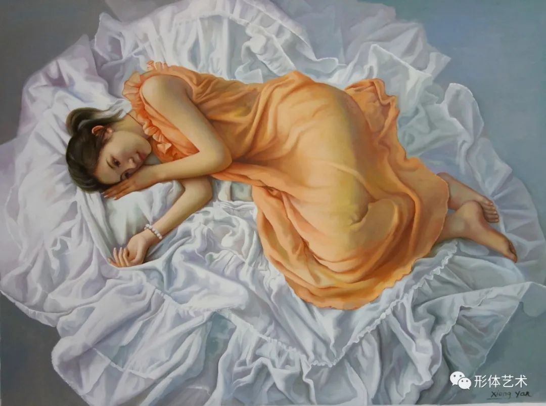 熊燕|熊燕 画中的女子,灵动大方,仙气飘飘