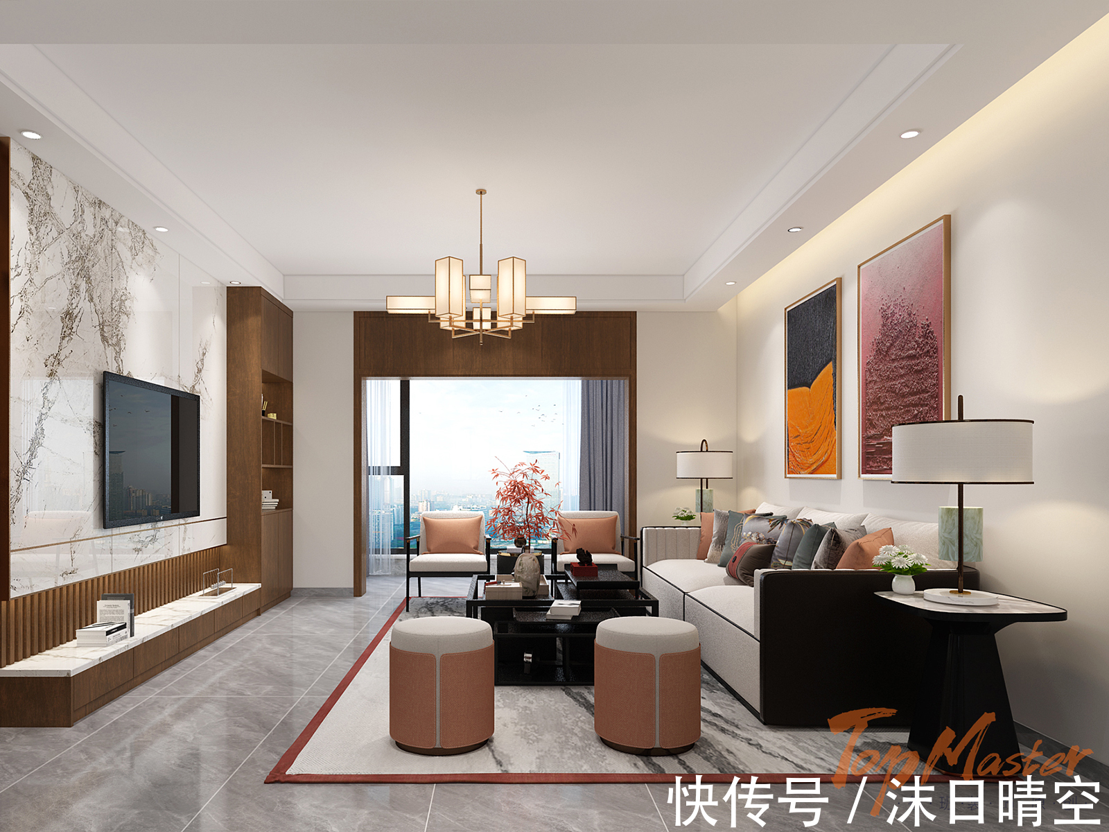 星浦|渔园星浦160㎡新中式,浓厚的文化韵味