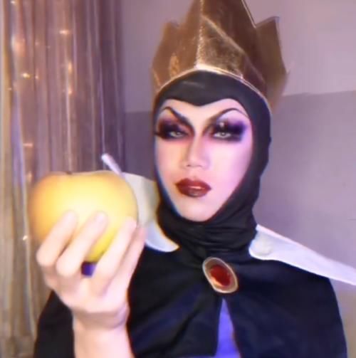 选择|男生仿妆“白雪公主后妈”,开始莫不是戏精看到成品不敢相信