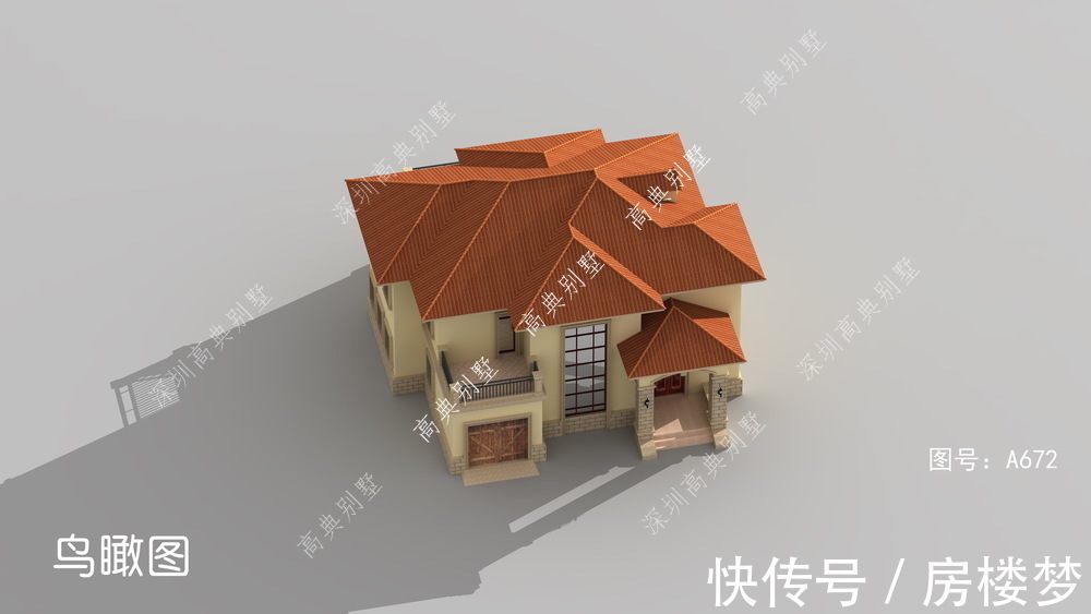 户型|这款欧式小别墅,户型漂亮又实用,价格也不贵。